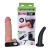 Страпон с 2 насадками и вибрацией UniStrap - 19 и 12 см. - LOVETOY (А-Полимер) - купить с доставкой в Петрозаводске