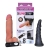 Страпон с 2 насадками и вибрацией UniStrap - 20 и 18 см. - LOVETOY (А-Полимер) - купить с доставкой в Петрозаводске