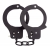 Чёрные наручники из листового металла BONDX METAL CUFFS BLACK - Dream Toys - купить с доставкой в Петрозаводске