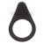 Чёрное эрекционное кольцо LIT-UP SILICONE STIMU RING 1 BLACK - Dream Toys - в Петрозаводске купить с доставкой