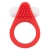 Красное эрекционное кольцо LIT-UP SILICONE STIMU RING 1 RED - Dream Toys - в Петрозаводске купить с доставкой