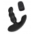 Черный силиконовый стимулятор простаты Levett Nitoc с пультом ДУ - Levett - в Петрозаводске купить с доставкой