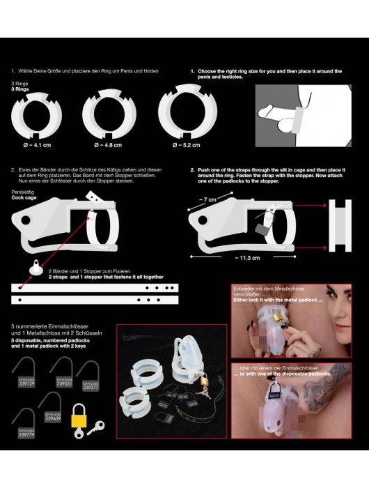 Набор для мужского пояса верности Cock Cage Set - Orion - купить с доставкой в Петрозаводске