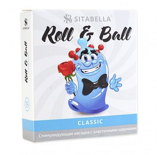 стимулирующий презерватив-насадка Roll   Ball Classic - Sitabella - купить с доставкой в Петрозаводске