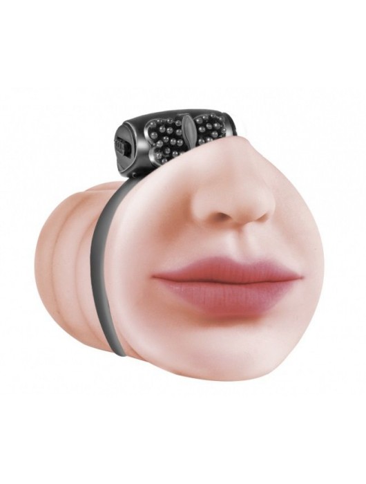 Мастурбатор-ротик с виброкольцом Satisfaction Beloved - Lola Games - в Петрозаводске купить с доставкой