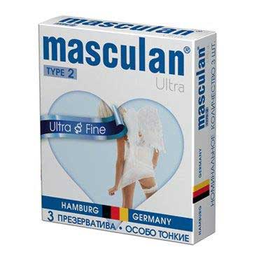 Ультратонкие презервативы Masculan Ultra Fine с обильной смазкой - 3 шт. - Masculan - купить с доставкой в Петрозаводске