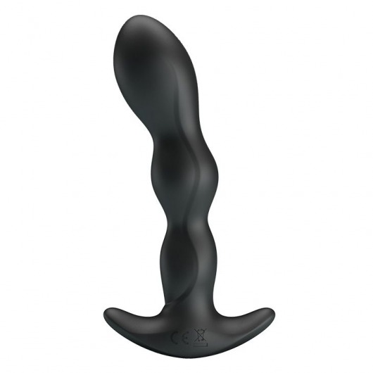 Черный анальный стимулятор простаты с вибрацией Special Anal Massager - 14,5 см. - Baile - в Петрозаводске купить с доставкой