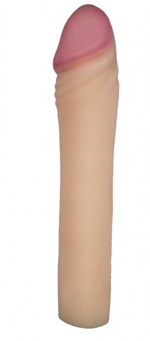 Телесная насадка-удлинитель из неоскин - 20 см. - LOVETOY (А-Полимер) - в Петрозаводске купить с доставкой