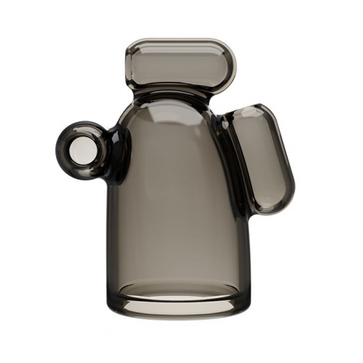 Дымчатая насадка-мастурбатор с вибрацией Vibrating Crystal Cap I - Baile - в Петрозаводске купить с доставкой