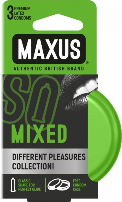 Презервативы в железном кейсе MAXUS Mixed - 3 шт. - Maxus - купить с доставкой в Петрозаводске