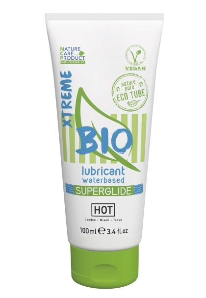 Интимный увлажняющий гель BIO SuperGlide Xtreme - 100 мл. - HOT - купить с доставкой в Петрозаводске