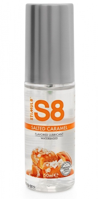 Лубрикант S8 Flavored Lube со вкусом солёной карамели - 50 мл. - Stimul8 - купить с доставкой в Петрозаводске