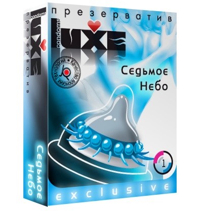 Презерватив LUXE  Exclusive  Седьмое небо  - 1 шт. - Luxe - купить с доставкой в Петрозаводске