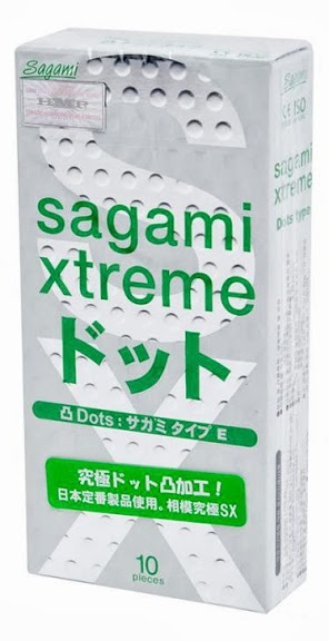 Презервативы Sagami Xtreme Type-E с точками - 10 шт. - Sagami - купить с доставкой в Петрозаводске
