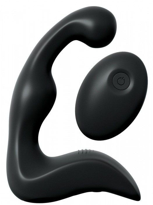 Черный вибромассажер простаты с пультом ДУ Control P-Spot Pro - Pipedream - в Петрозаводске купить с доставкой