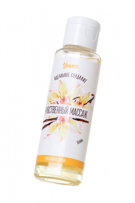 Масло для массажа «Чувственный массаж» с ароматом ванили - 50 мл. - ToyFa - купить с доставкой в Петрозаводске