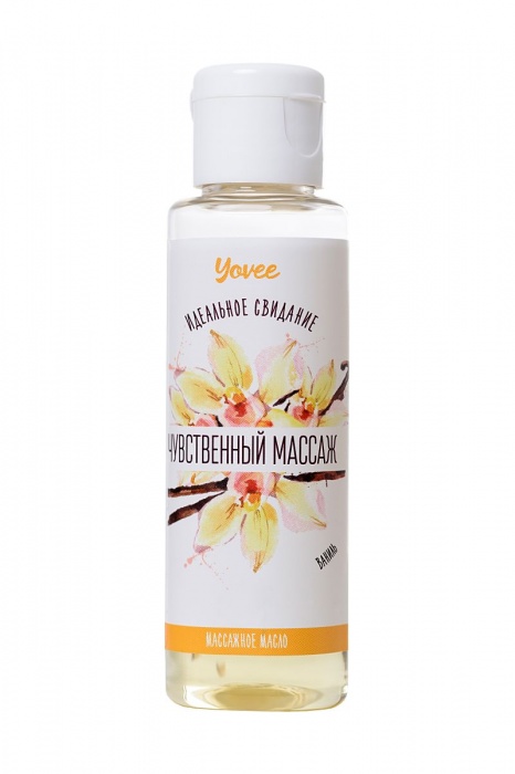 Масло для массажа «Чувственный массаж» с ароматом ванили - 50 мл. - ToyFa - купить с доставкой в Петрозаводске
