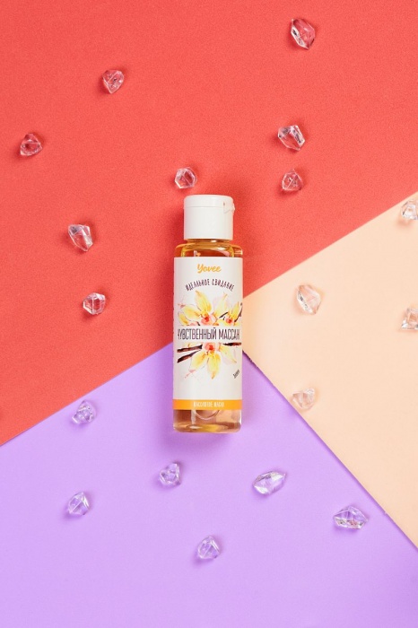 Масло для массажа «Чувственный массаж» с ароматом ванили - 50 мл. - ToyFa - купить с доставкой в Петрозаводске