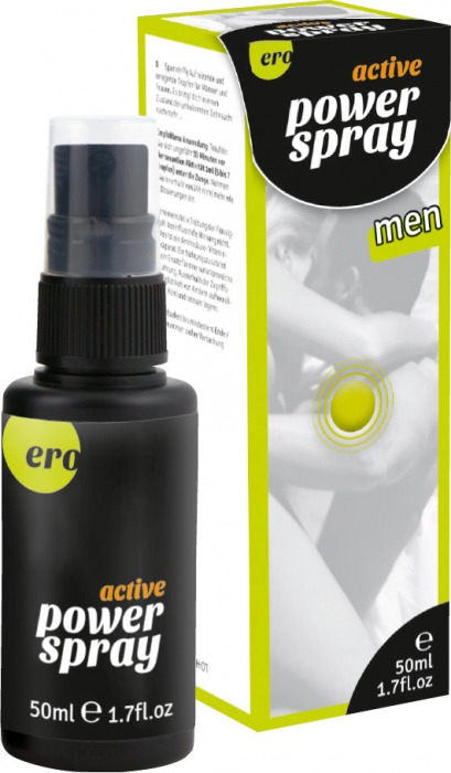 Стимулирующий спрей для мужчин Active Power Spray - 50 мл. - Ero - купить с доставкой в Петрозаводске