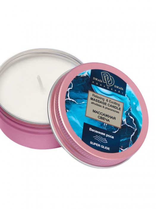 Массажная свеча  Весенняя роса - БиоМед - купить с доставкой в Петрозаводске
