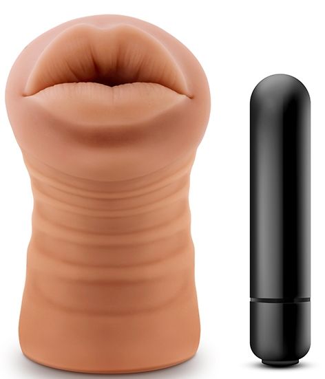 Кофейный мастурбатор-ротик Isabella - Blush Novelties - в Петрозаводске купить с доставкой