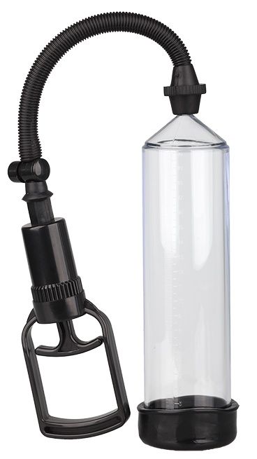 Прозрачная вакуумная помпа TRIGGER HANDLE PENIS PUMP - Dream Toys - в Петрозаводске купить с доставкой