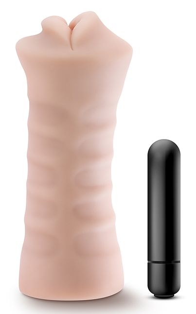 Телесный мастурбатор-ротик Angie - Blush Novelties - в Петрозаводске купить с доставкой