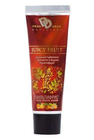 Интимный съедобный лубрикант JUICY FRUIT с ароматом фруктов - 30 мл. - БиоМед - купить с доставкой в Петрозаводске