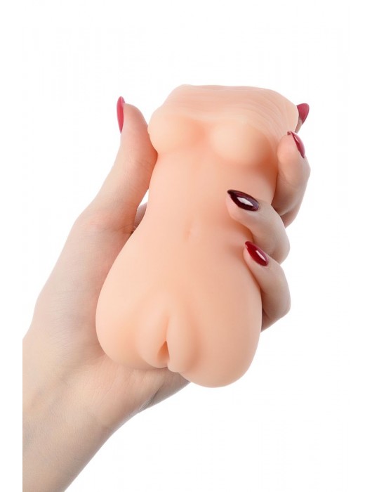 Телесный мастурбатор в виде женской фигурки - Toyfa Basic - в Петрозаводске купить с доставкой