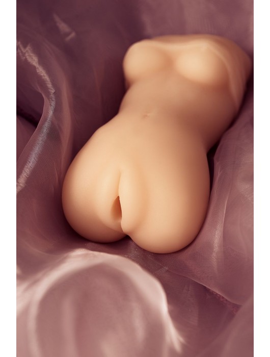 Телесный мастурбатор в виде женской фигурки - Toyfa Basic - в Петрозаводске купить с доставкой