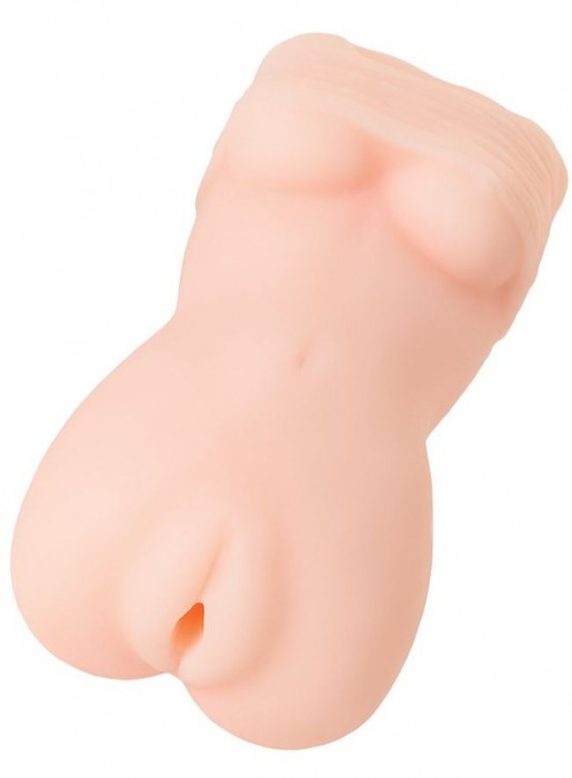 Телесный мастурбатор в виде женской фигурки - Toyfa Basic - в Петрозаводске купить с доставкой