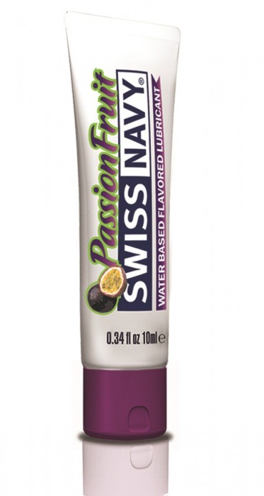 Лубрикант Swiss Navy Passion Fruit Lube с ароматом маракуйи - 10 мл. - Swiss navy - купить с доставкой в Петрозаводске