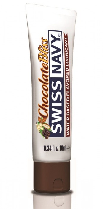 Лубрикант с ароматом шоколада Swiss Navy Chocolate Bliss Lube - 10 мл. - Swiss navy - купить с доставкой в Петрозаводске