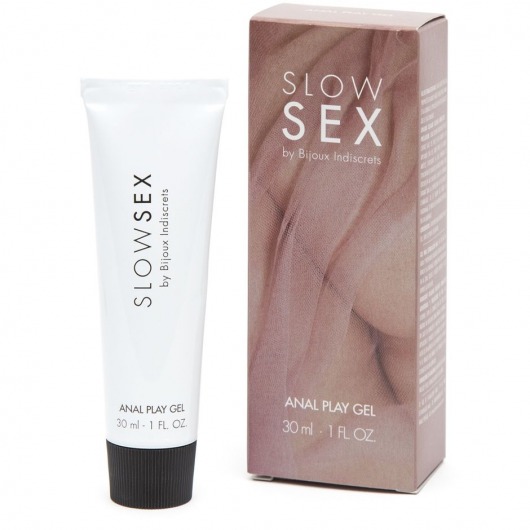 Лубрикант на водной основе Slow Sex Anal Play Gel - 30 мл. - Bijoux Indiscrets - купить с доставкой в Петрозаводске