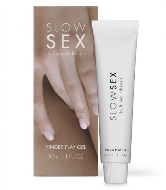 Гель для мастурбации с ароматом кокоса Slow Sex Finger Play Gel - 30 мл. - Bijoux Indiscrets - купить с доставкой в Петрозаводске