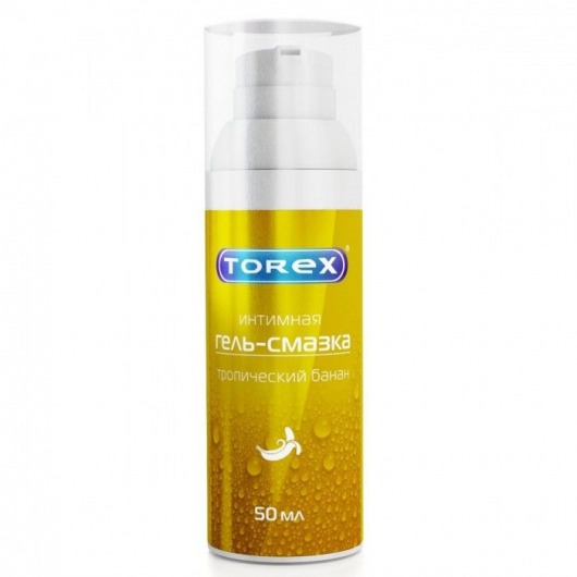 Гель-смазка на водной основе Torex  Тропический банан  - 50 мл. - Torex - купить с доставкой в Петрозаводске