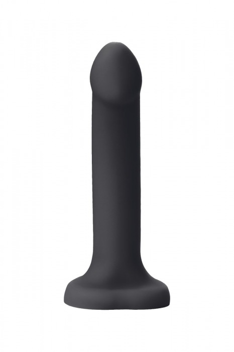 Черный фаллос с имитацией эякуляции Silicon Cum Dildo L - 19,6 см. - Strap-on-me - купить с доставкой в Петрозаводске