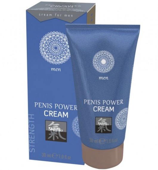 Возбуждающий крем для мужчин Penis Power Cream - 30 мл. - Shiatsu - купить с доставкой в Петрозаводске