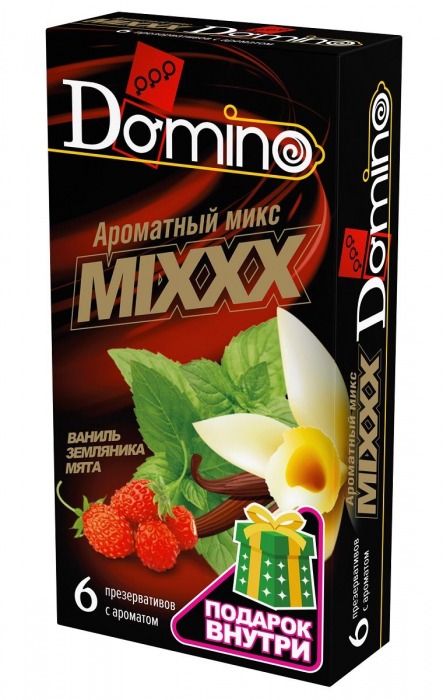 Ароматизированные презервативы DOMINO  Ароматный микс  - 6 шт. - Domino - купить с доставкой в Петрозаводске