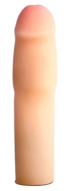 Телесная насадка-удлинитель на пенис PERFORMANCE 1.5INCH COCK XTENDER - 16 см. - Blush Novelties - в Петрозаводске купить с доставкой