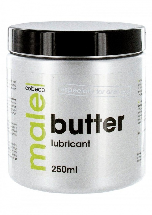 Анальный лубрикант MALE Cobeco Butter Lubricant - 250 мл. - Cobeco - купить с доставкой в Петрозаводске