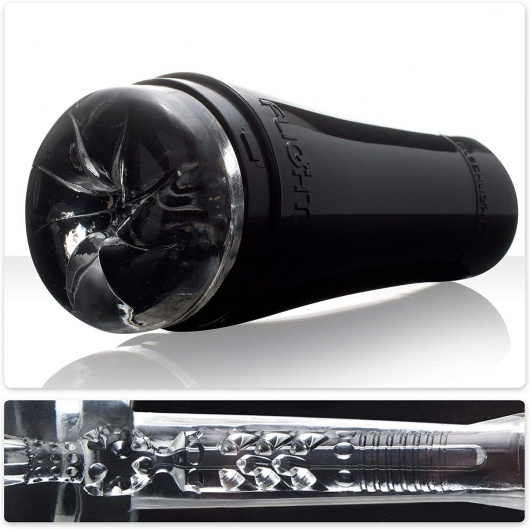Черный мастурбатор-анус Fleshlight - Flight Pilot - Fleshlight - в Петрозаводске купить с доставкой