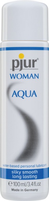 Лубрикант на водной основе pjur WOMAN Aqua - 100 мл. - Pjur - купить с доставкой в Петрозаводске