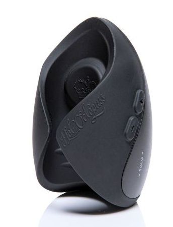 Черный инновационный мужской вибратор PULSE SOLO ESSENTIAL - Hot Octopuss - в Петрозаводске купить с доставкой