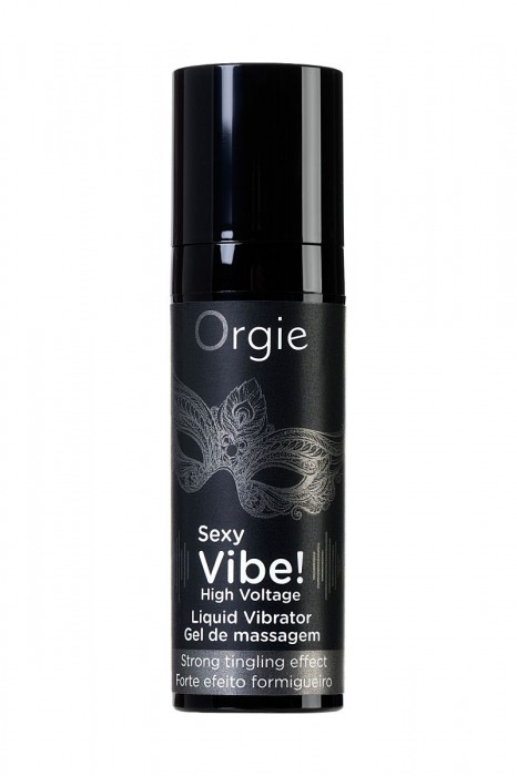 Гель для массажа ORGIE Sexy Vibe High Voltage с эффектом вибрации - 15 мл. - ORGIE - купить с доставкой в Петрозаводске