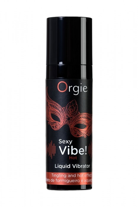 Разогревающий гель для массажа ORGIE Sexy Vibe Hot с эффектом вибрации - 15 мл. - ORGIE - купить с доставкой в Петрозаводске