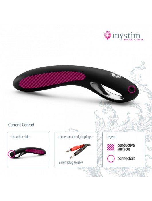 Фаллоимитатор для электростимулятора Current Conrad - 22 см. - MyStim - купить с доставкой в Петрозаводске