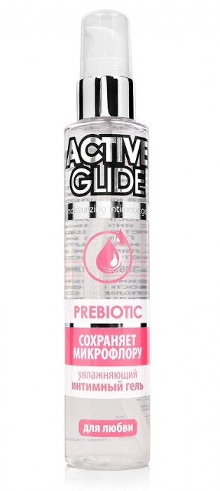 Увлажняющий интимный гель Active Glide Prebiotic - 100 гр. - Биоритм - купить с доставкой в Петрозаводске