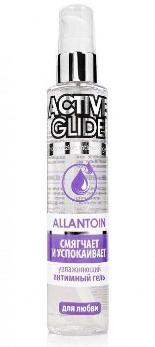 Увлажняющий интимный гель Active Glide Allantoin - 100 гр. - Биоритм - купить с доставкой в Петрозаводске
