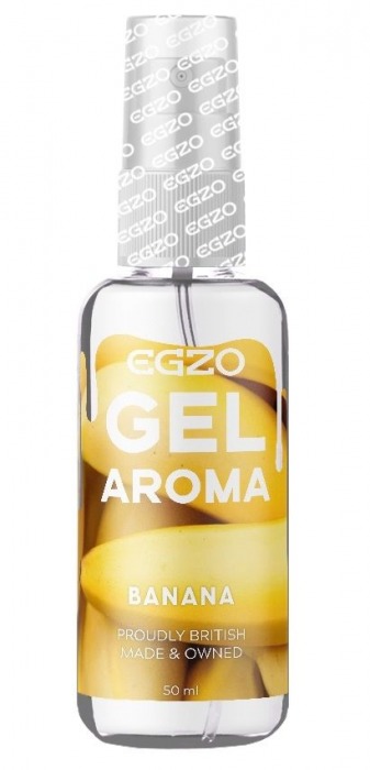 Интимный лубрикант EGZO AROMA с ароматом банана - 50 мл. - EGZO - купить с доставкой в Петрозаводске